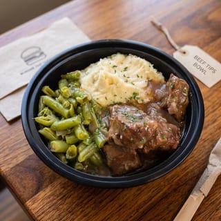 Beef Tips & Mash Bowl